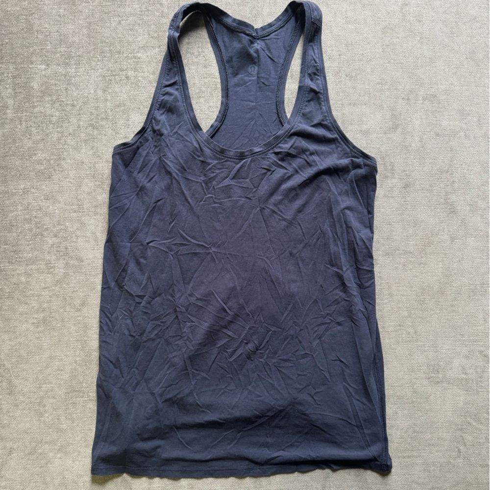 Lululemon Navy Racerback Tank Top